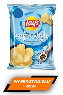 Lays Wafer Style Salt Pepper 20gm